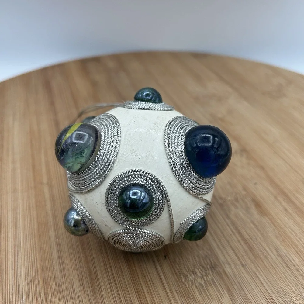 Holiday Christmas Ornament MCM Style Sputnik Studio Made‎ OOAK